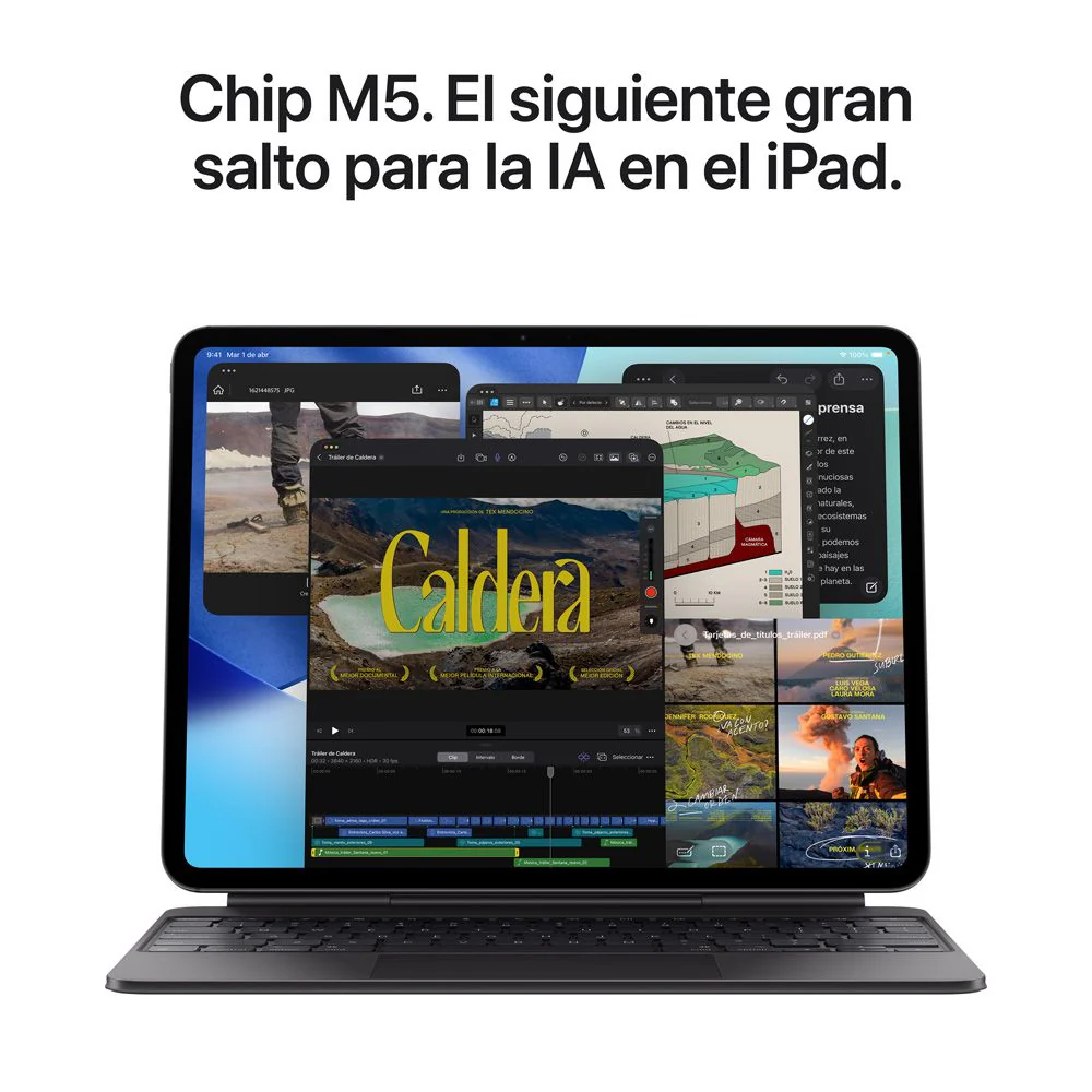 iPad Pro de 13 pulgadas Wi-Fi 256 GB Vidrio estándar - Negro espacial (M5) - Image 4
