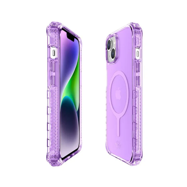 Case ITSKINS SUPREME MAGCLEAR Para iPhone 13/14 - Purpura - Image 5