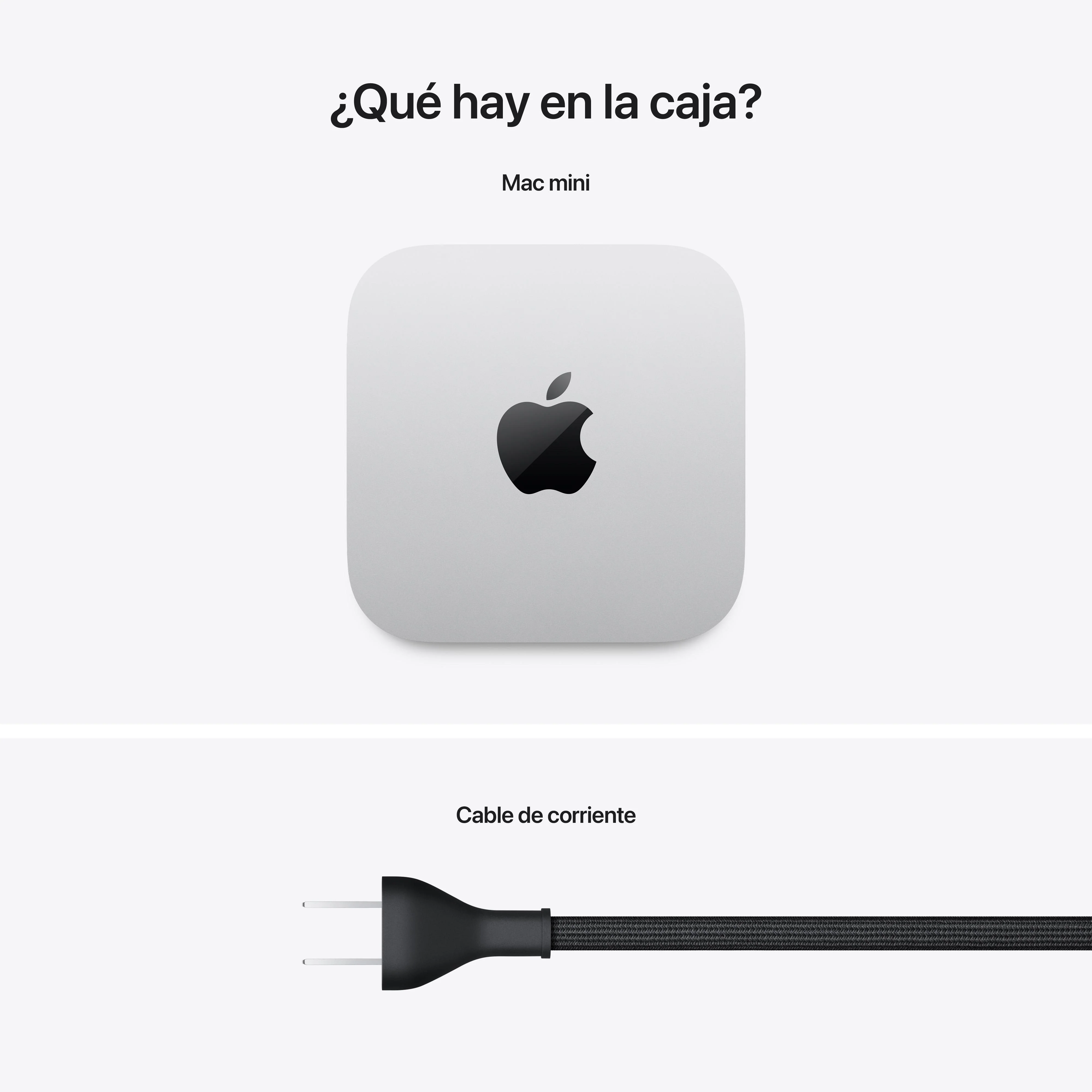 Mac mini: Chip M4 de Apple con CPU de 10 núcleos y GPU de 10 núcleos, 512 GB SSD - Plata - Image 5