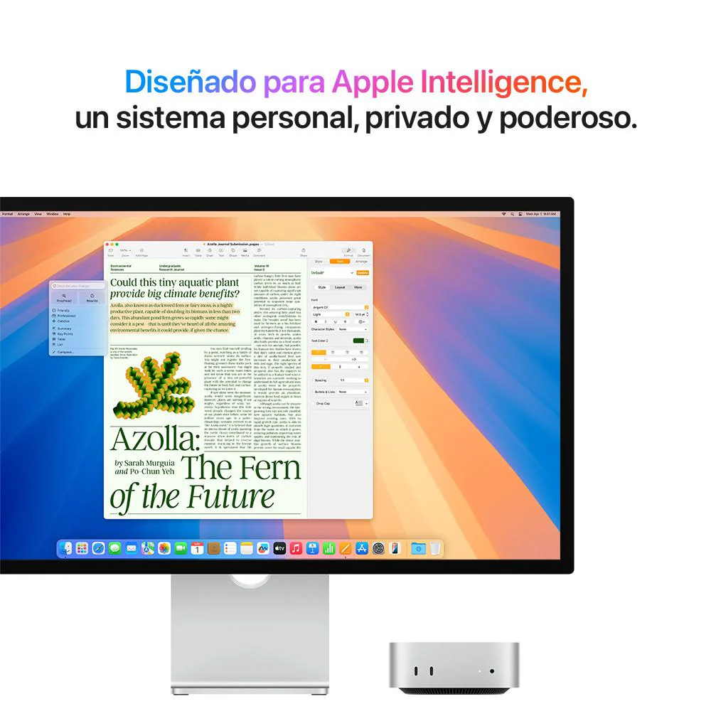Mac mini: Chip M4 Pro de Apple con CPU de 12 núcleos y GPU de 16 núcleos, 512 GB SSD - Plata - Image 4