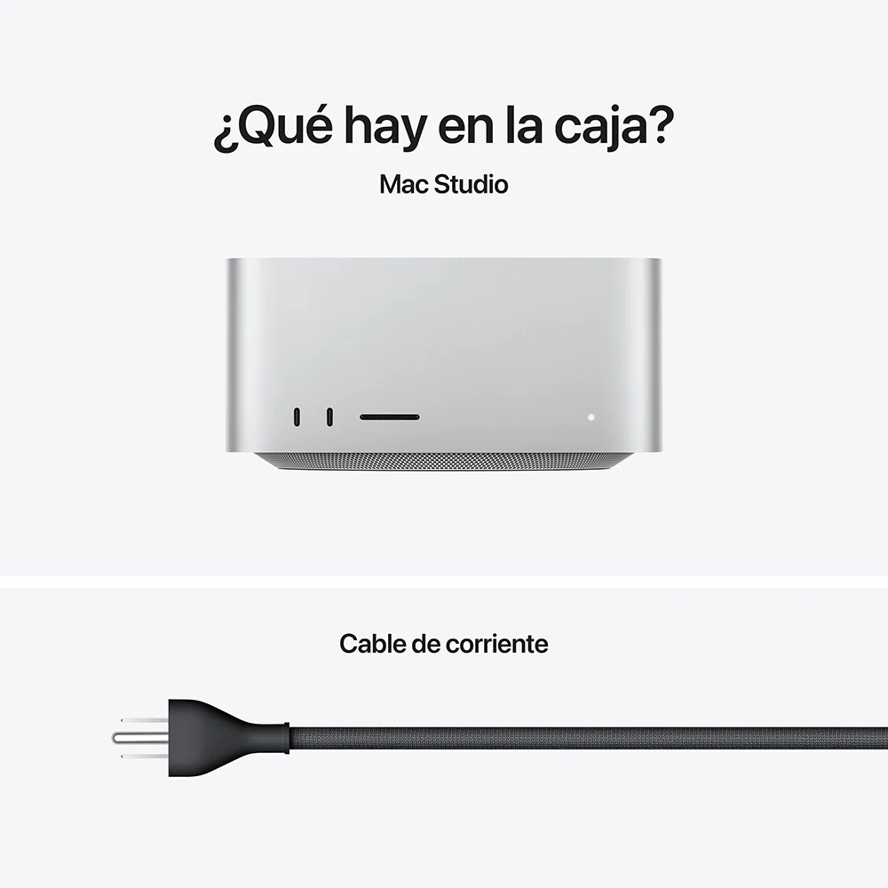 Mac Studio: Chip M3 Ultra de Apple con CPU de 28 núcleos y GPU de 60 núcleos, 1 TB SSD - Image 9