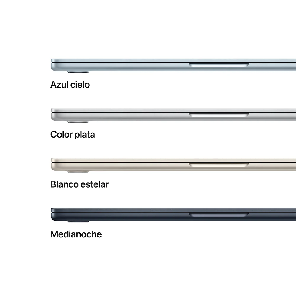 MacBook Air de 13 pulgadas: Chip M4 de Apple con CPU de 10 núcleos y GPU de 10 núcleos, 512 GB SSD - Azul medianoche - Image 3
