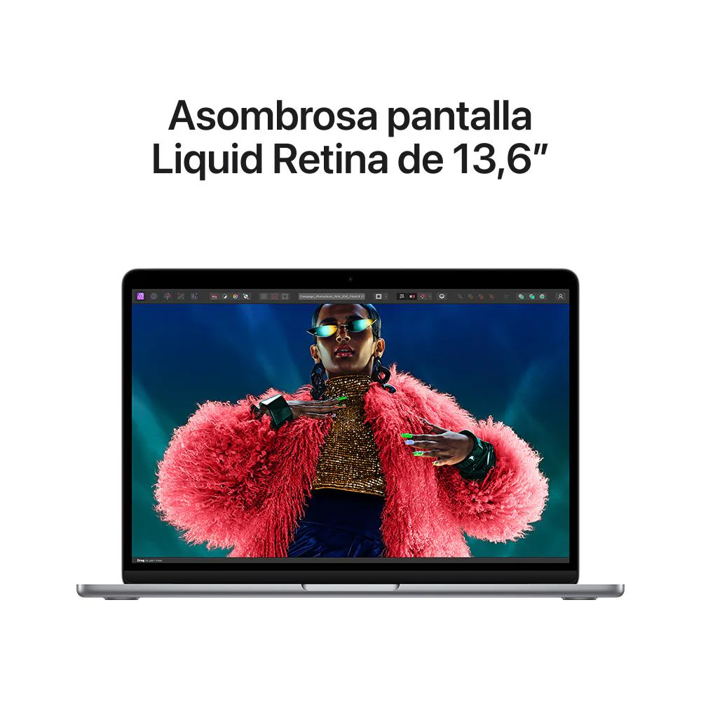 MacBook Air de 13 pulgadas: Chip M3 de Apple con CPU de 8 núcleos y GPU de 10 núcleos, 512 GB SSD - Gris espacial - Image 5