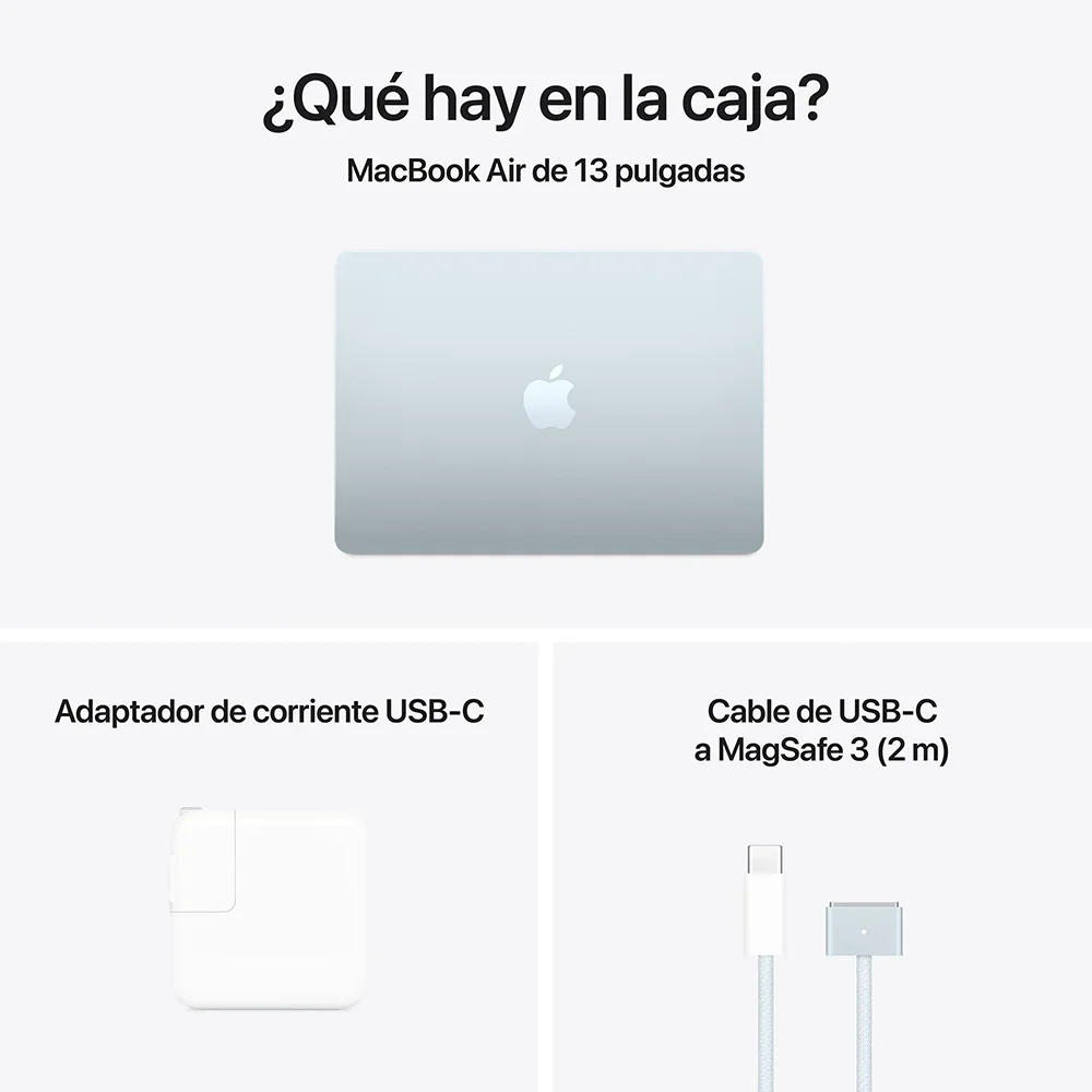 MacBook Air de 13 pulgadas: Chip M5 de Apple con CPU de 10 núcleos y GPU de 10 núcleos, 1 TB SSD - Blanco estelar - Image 9