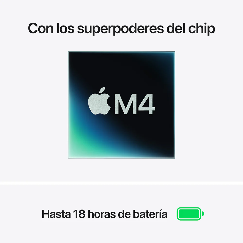 MacBook Air de 15 pulgadas: Chip M4 de Apple con CPU de 10 núcleos y GPU de 10 núcleos, 512 GB SSD - Azul medianoche - Image 4