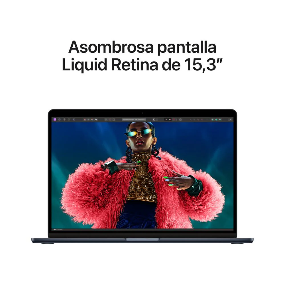 MacBook Air de 15 pulgadas: Chip M3 de Apple con CPU de 8 núcleos y GPU de 10 núcleos, 256 GB SSD - Azul medianoche - Image 5