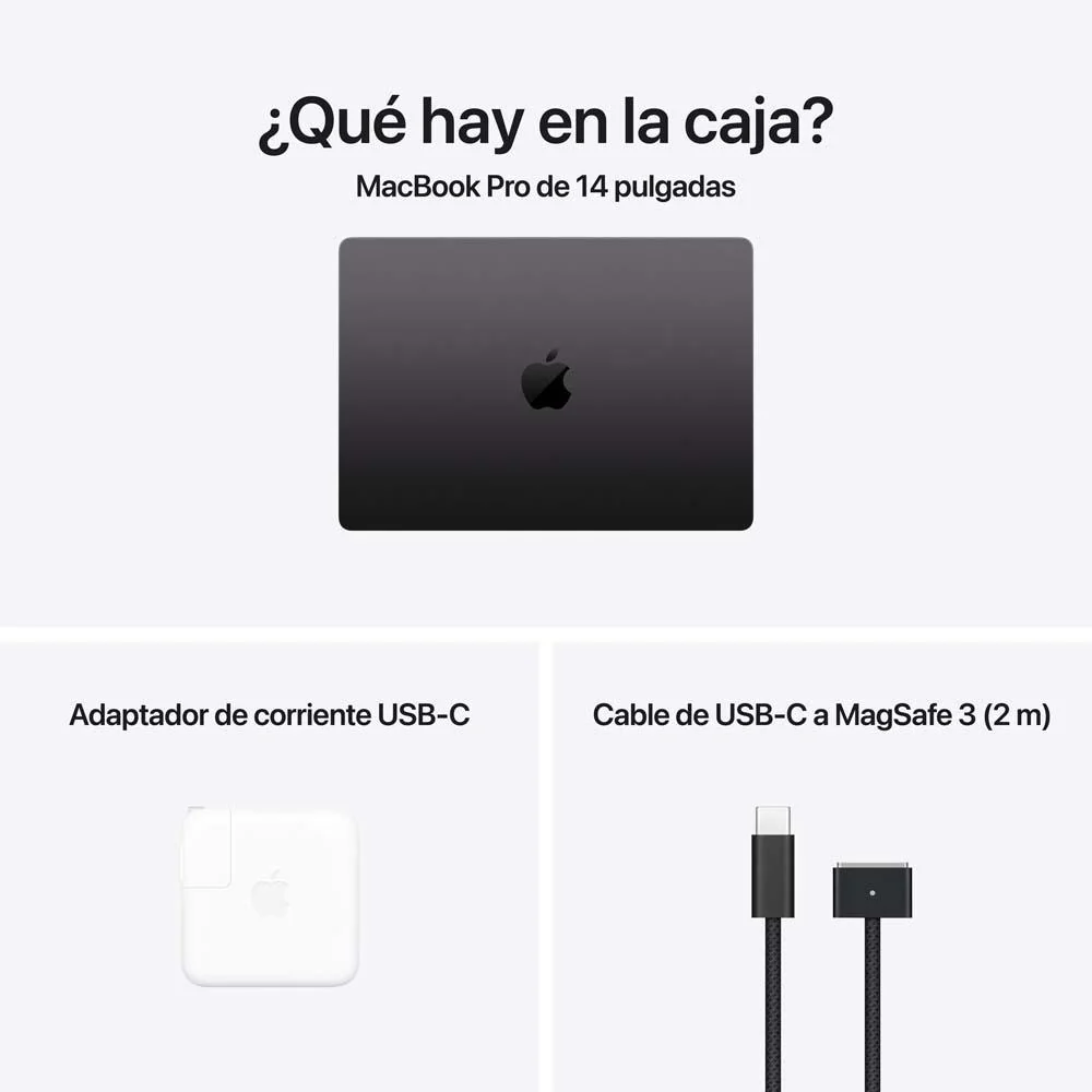 MacBook Pro de 14 pulgadas: Chip M4 de Apple con CPU de 10 núcleos y GPU de 10 núcleos, 1 TB SSD - Negro espacial - Image 8