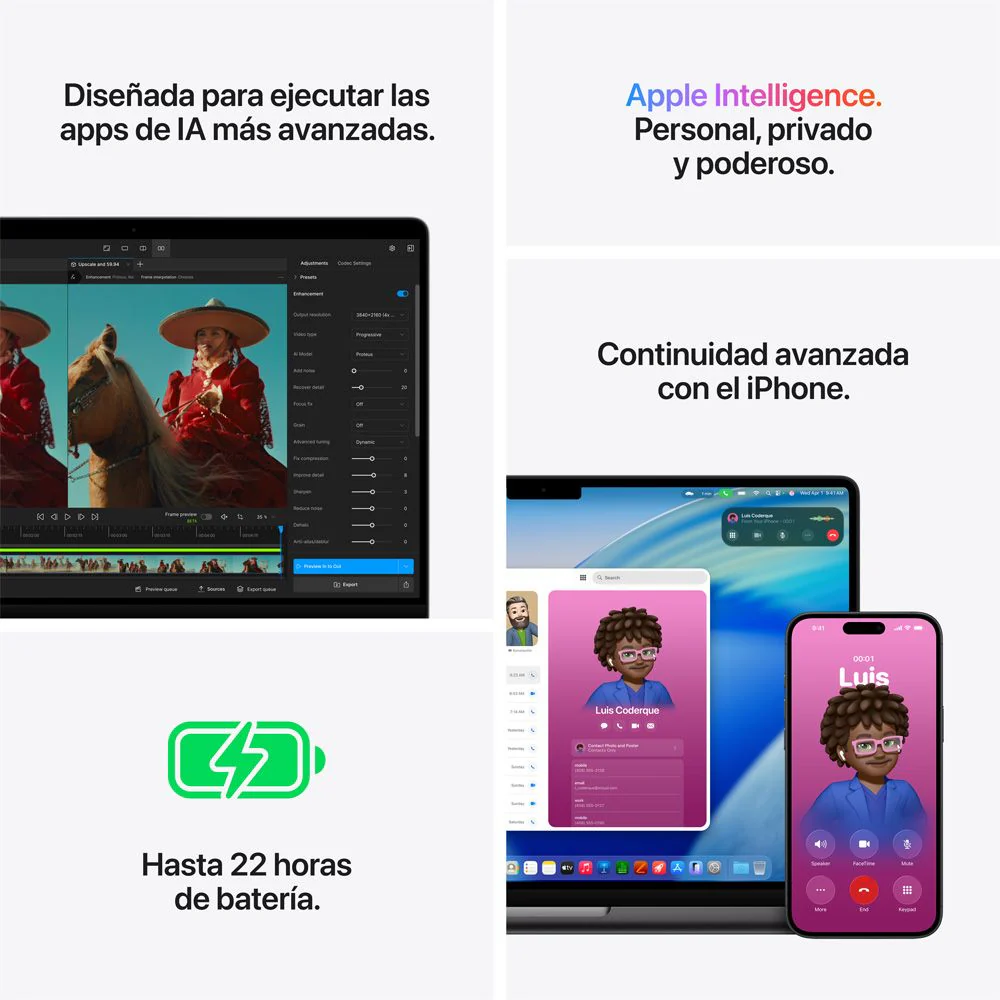 MacBook Pro de 14 pulgadas: Chip M5 Pro de Apple con CPU de 18 núcleos y GPU de 20 núcleos, 2 TB SSD - Color plata - Image 8