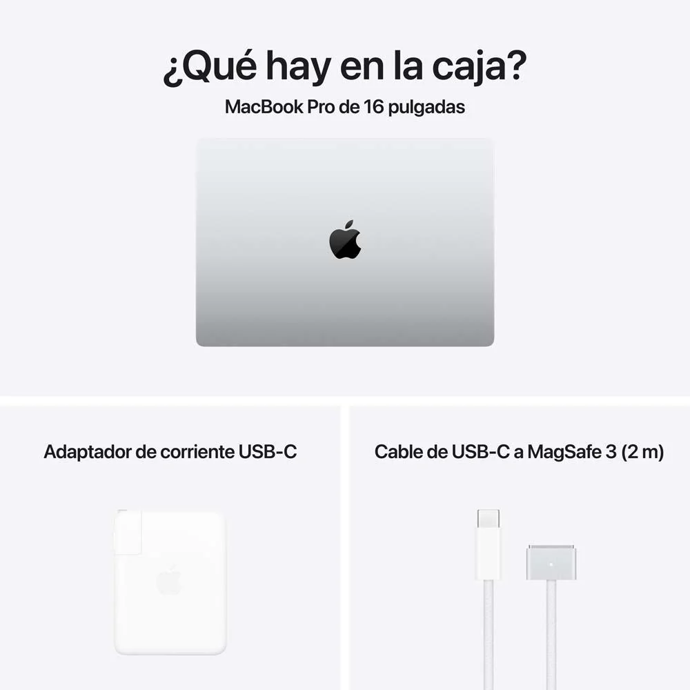 MacBook Pro de 16 pulgadas: Chip M4 Max de Apple con CPU de 16 núcleos y GPU de 40 núcleos, 1 TB SSD - Plata - Image 8
