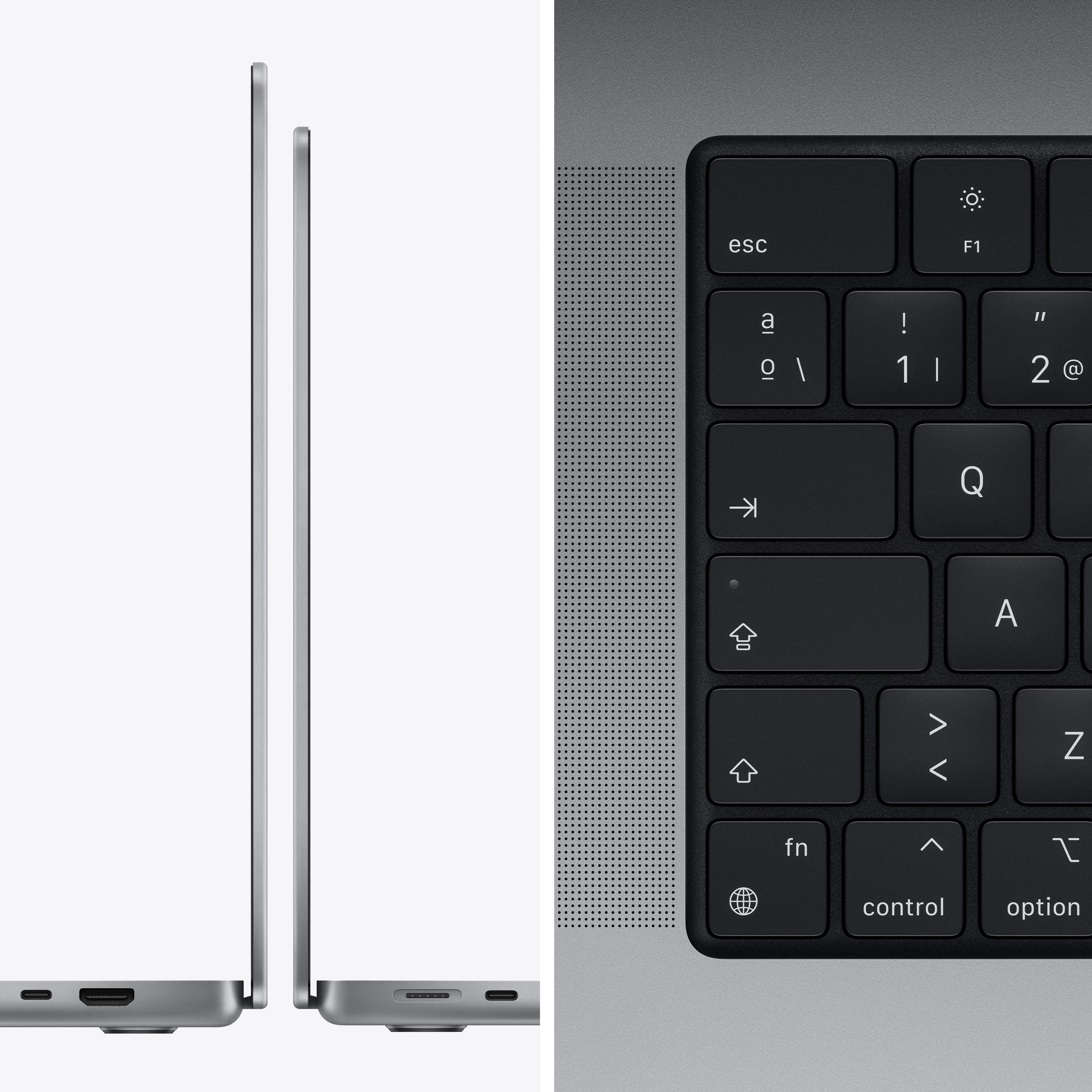 MacBook Pro de 16 pulgadas: Chip M1 Pro de Apple con CPU de diez núcleos y GPU de dieciséis núcleos, 512 GB SSD - Gris espacial - Image 4