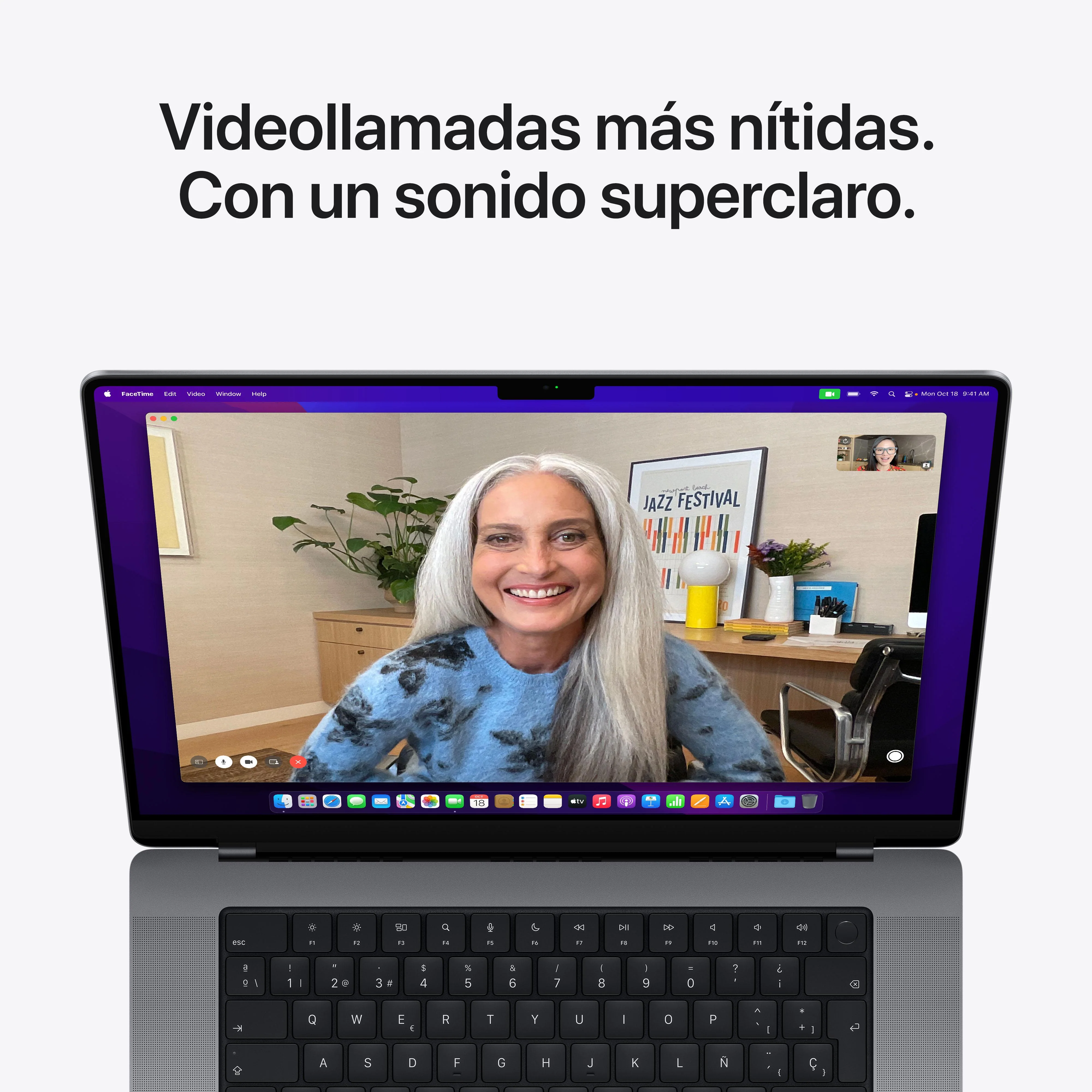 MacBook Pro de 16 pulgadas: Chip M1 Pro de Apple con CPU de diez núcleos y GPU de dieciséis núcleos, 512 GB SSD - Gris espacial - Image 9