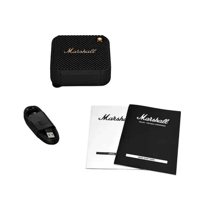 SPEAKER MARSHALL WILLEN PORTABLE BLUETOOTH BLACK / BRASS - Image 6