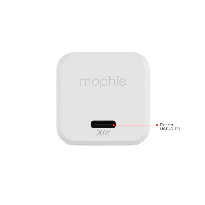 MOPHIE-ACCESSORIES-POWER ADAPTER-USB-C-PD-20W-GAN-WHITE-NA - Image 2