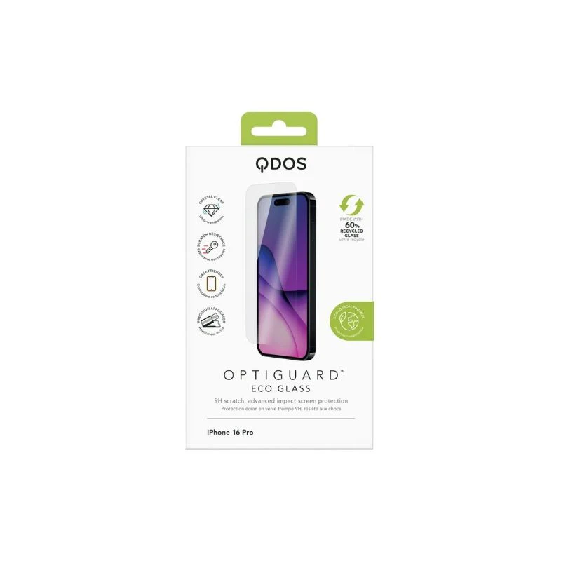 PROTECTOR DE PANTALLA QDOS OPTIGUARD ECO GLASS IPHONE 16 PRO - Image 2