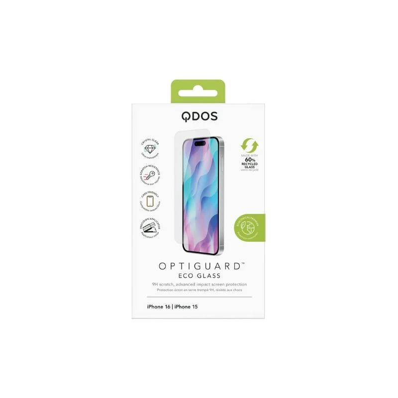 PROTECTOR DE PANTALLA QDOS OPTIGUARD ECO IPHONE 16/15 - Image 2