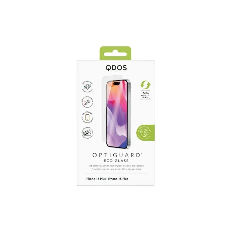 PROTECTOR DE PANTALLA QDOS OPTIGUARD ECO IPHONE 16 PLUS/15 PLUS - Image 2