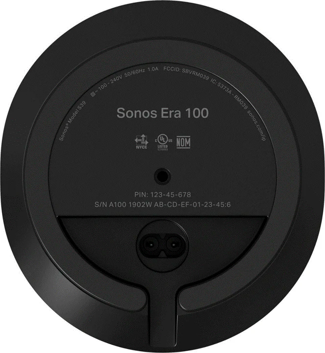 Sonos Era 100 Wireless Speaker  Black - Image 6