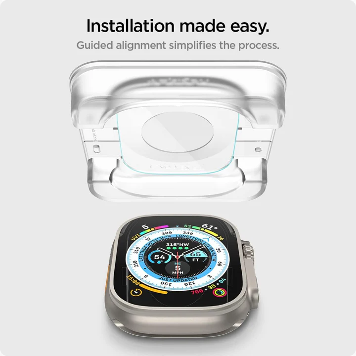SPIGEN APPLE WATCH ULTRA SCREEN TREZ(2P) EZ FIX PAC - Image 4