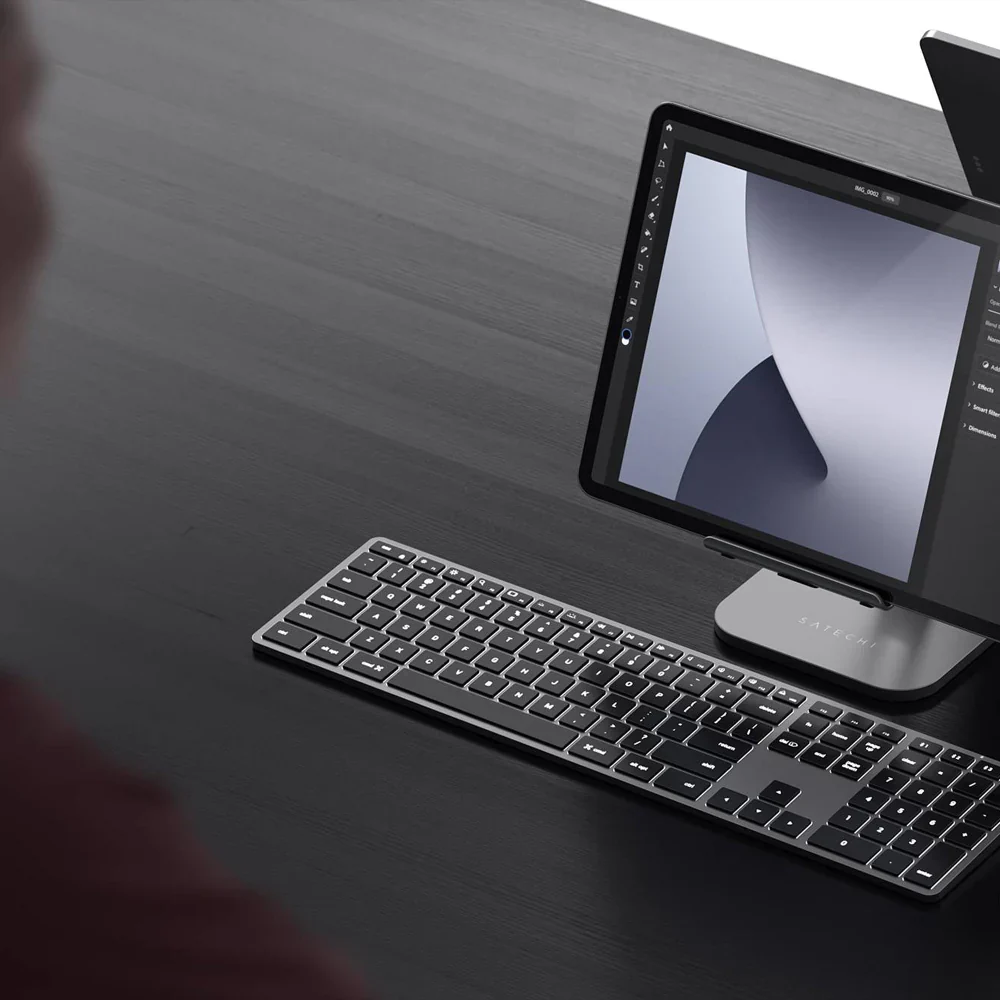 TECLADO SATECHI SLIM X3 ESP GRY - Image 4