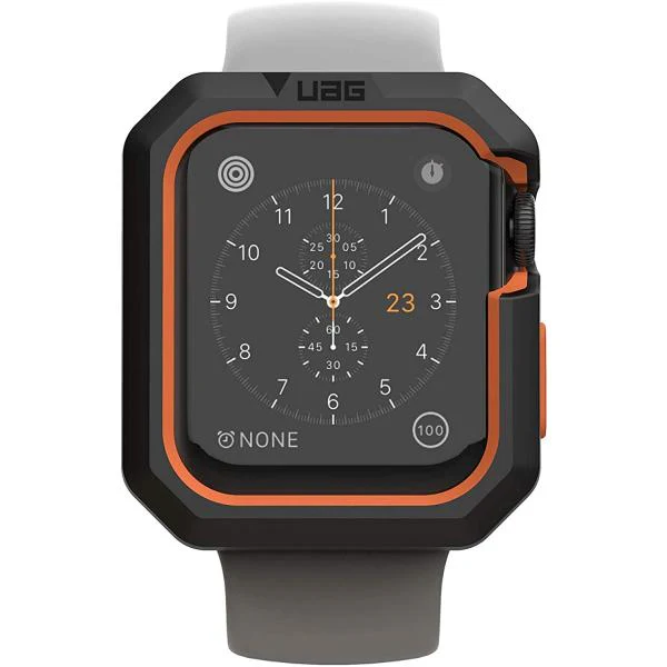 Case UAG Civilian para Apple Watch 44mm - Negro/Naranja - Image 3